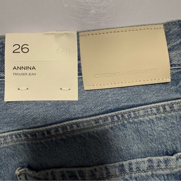 Citizens of Humanity Annina High Rise Wide Leg Trouser Jean in Meuse 26 x 33 NWT - Picture 10 of 15